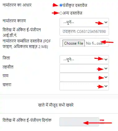 Chhattisgarh Mutation