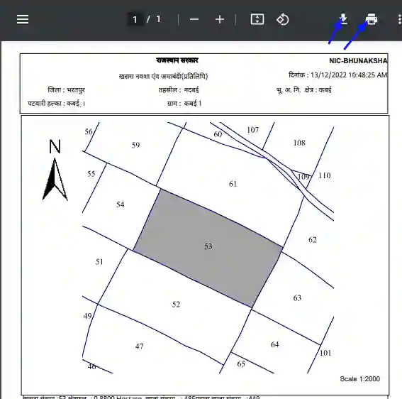 bharatpur Land Map