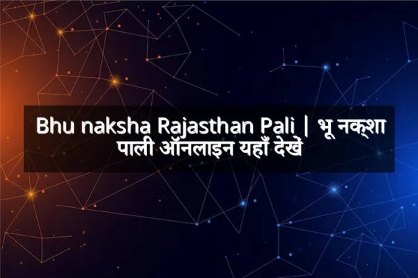 Bhu naksha Rajasthan Pali | भू नक्शा पाली ऑनलाइन यहाँ देखें